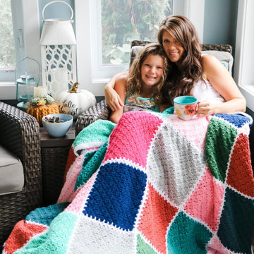 Modern Patchwork Throw