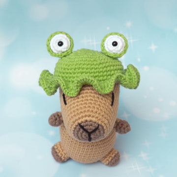 Capybara with accessories
