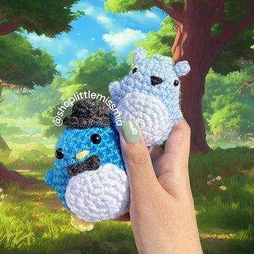4 in 1 Animals quartet Amigurumi Pattern