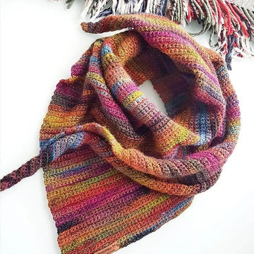 Asymmetrical Wrap Shawl