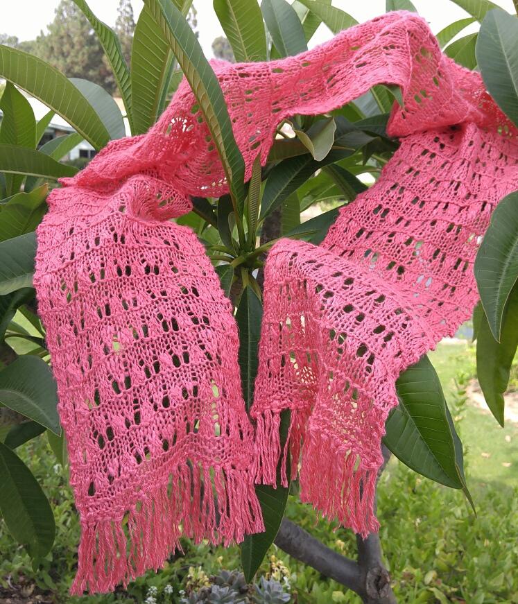 Really Easy Flame Lace Scarf