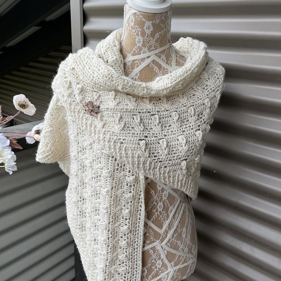 Ever After Rose Shawl