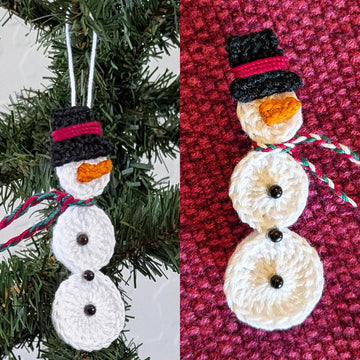 Snowman Pin or Ornament