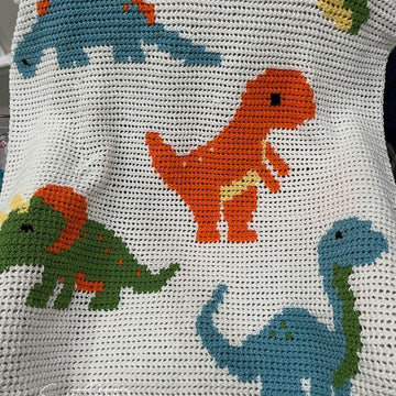 Dinosaur Baby Blanket