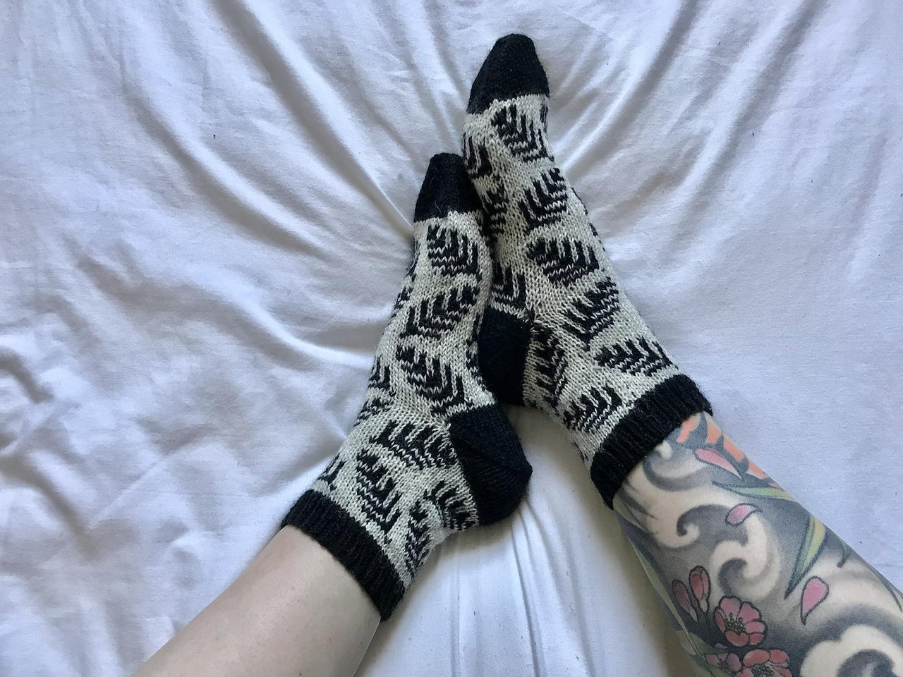 Wandering Fern Socks