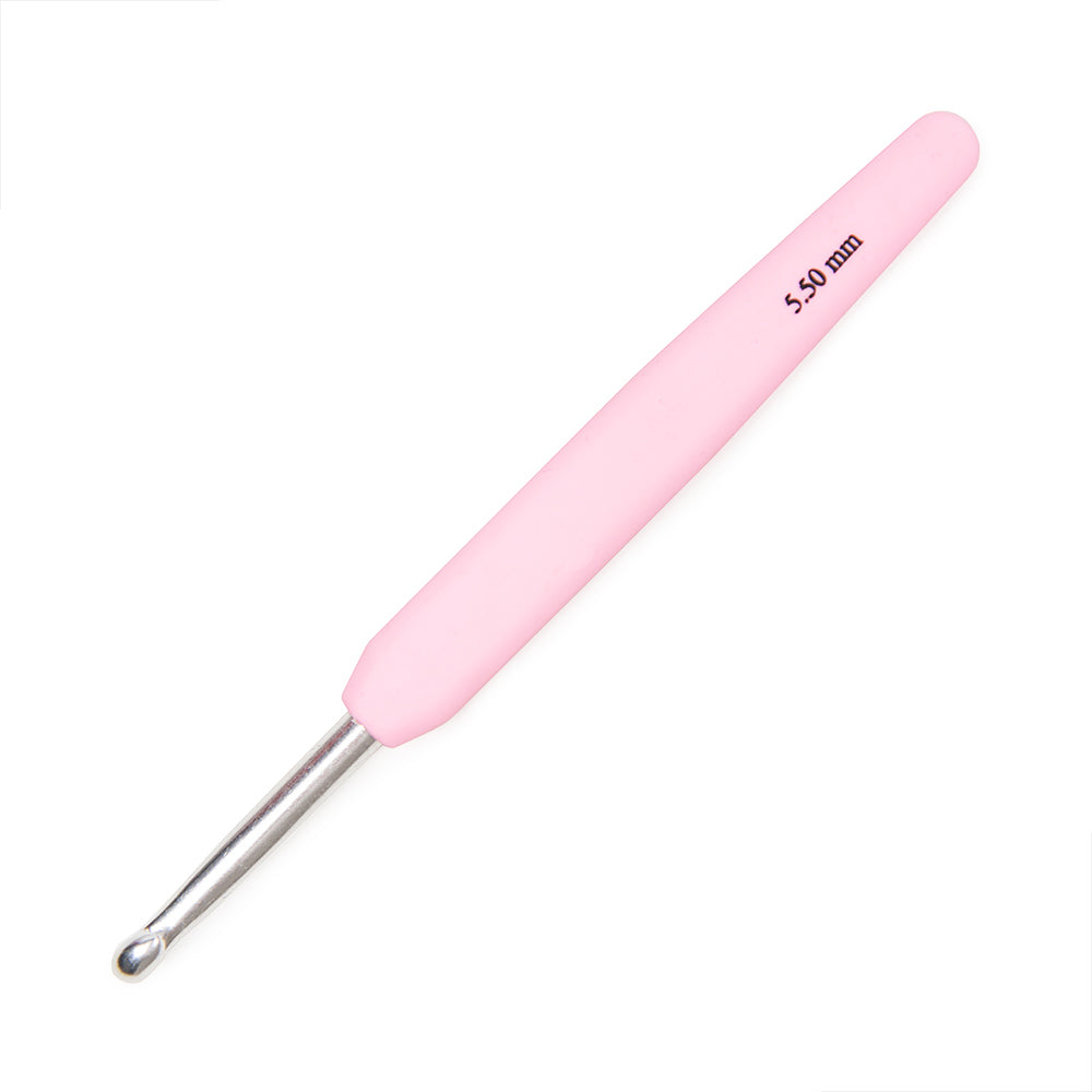 KnitPro Waves Crochet Hook (Set of 9) with Pink Case