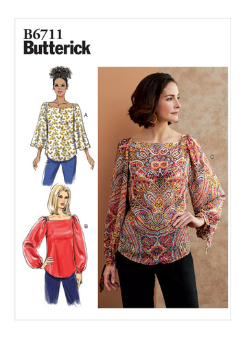 Butterick Misses' Top B6711 - Sewing Pattern