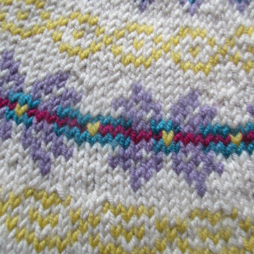 Fair Isle Yoke Cardigan