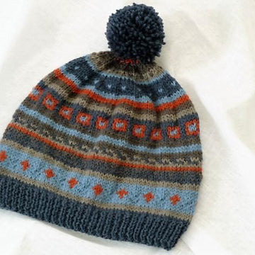 "Lennart"  bonnet fairisle