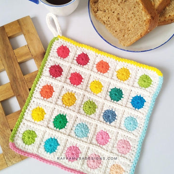 Scrappy Dots Potholder
