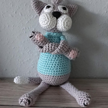 Amigurumi Häkelanleitung Katze Leo