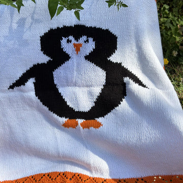 Penguin Baby Blanket