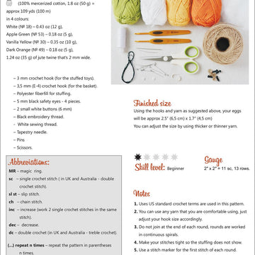 Easter Eggs and Jute Basket