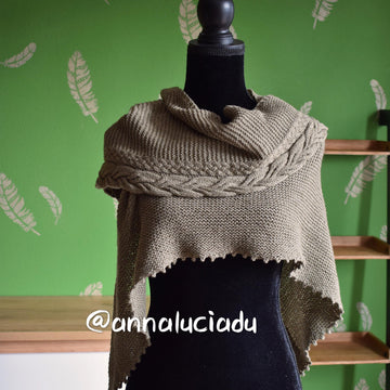Emma's First Cable Shawl