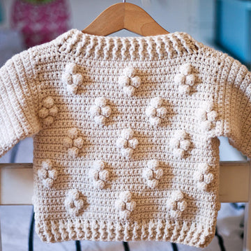 Cotton Flower Cardigan