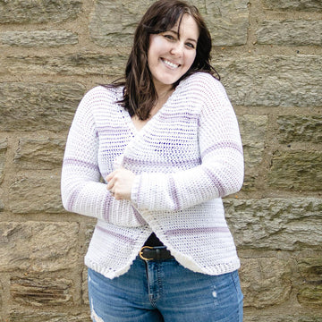 Stripe into Spring Cardigan
