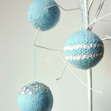Blue Xmas Ornaments