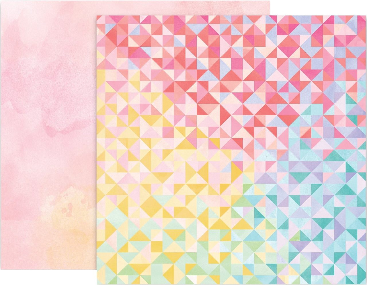 American Crafts Paige Evans Bloom Street Double-Sided Cardstock 12"X12" 25/Pkg - #22