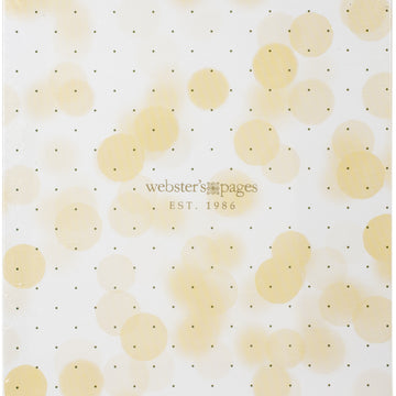 Webster's Pages Color Crush A5 Faux Leather 6-Ring Planner Binder 7.5"X10" - Live Your Best Life - Grey