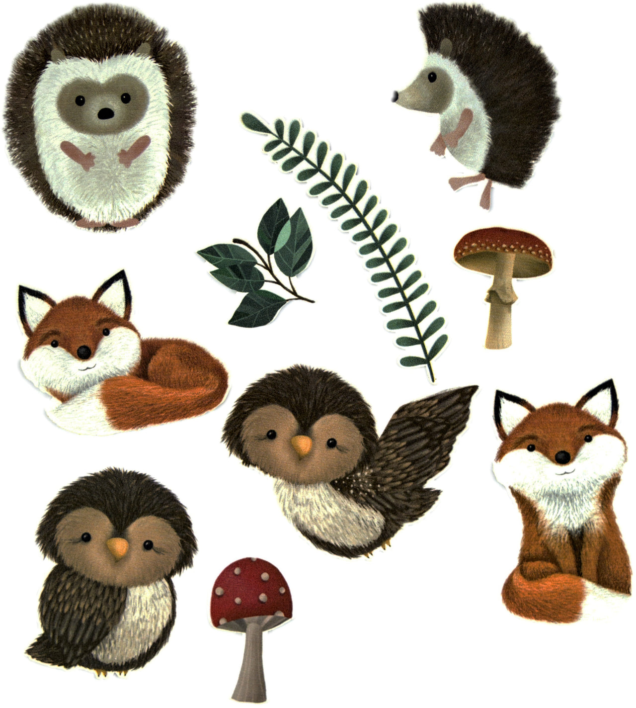 Craft Consortium Laser-Cut Wooden Shapes 10/Pkg - Over The Hedge