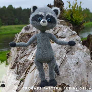 Candy the raccoon toy