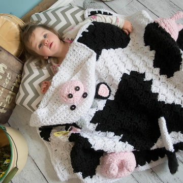 Hooded Cow Blanket