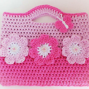 Sweet Flower Crochet Bag
