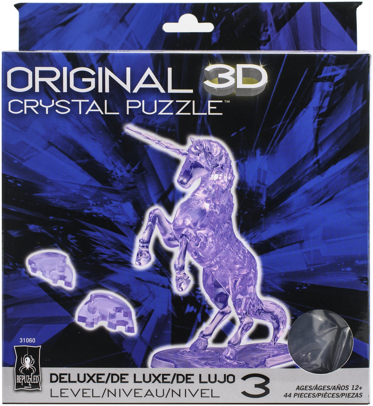 University Games 3-D Licensed Crystal Puzzle - Unicorn