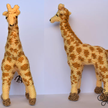 Giraffe Noah's Ark Zoo Knitting Pattern Snoo's Knits