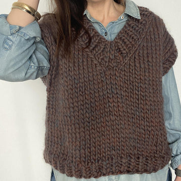 V Neck Oversized Vest