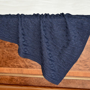 4 Ply Cable Trellis Blanket