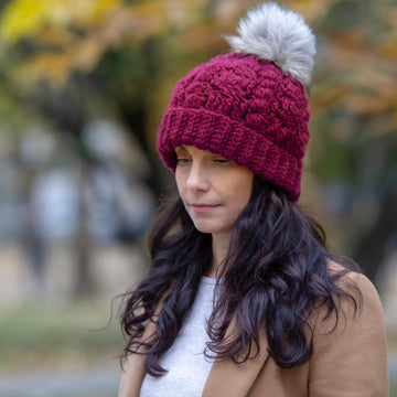 Cables & Bobbles beanie