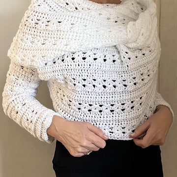 TWO ELEGANT SHAWLS WITH SLEEVES