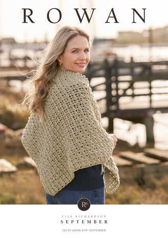 September Shawl in Rowan Four Seasons - Downloadable PDF