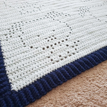 Puppy Dog Filet Blanket