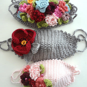 Boho Flower Mask