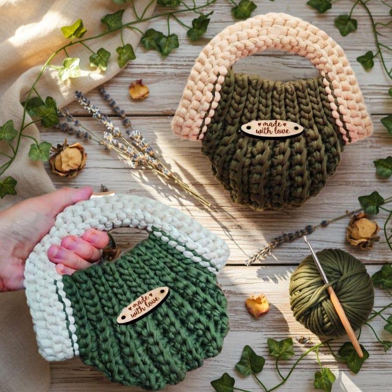 Crochet Handbag Pattern – Macrame Bag PDF + Video Tutorial