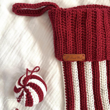 Swirly Christmas Stocking