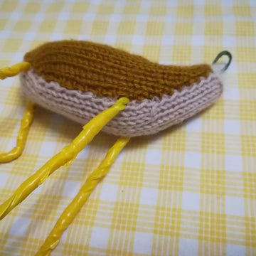 Toy Knitting Patterns -Knit Deer baby soft toy from yarn, knitting gift