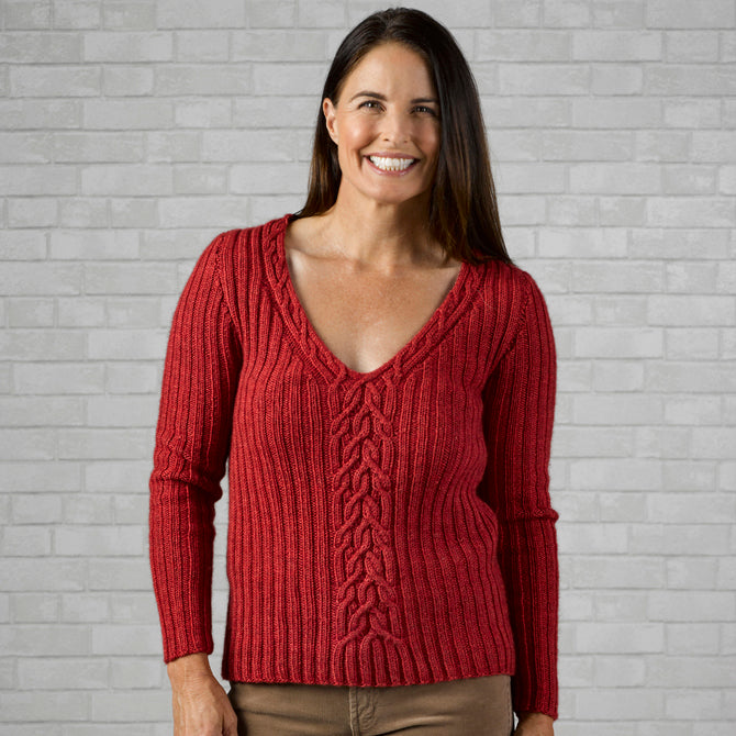 1067 Cierzo - Sweater Knitting Pattern for Women in Valley Yarns Westfield