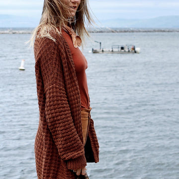 Campsite Waffle Cardigan