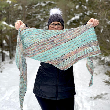Painted Pebbles Shawl