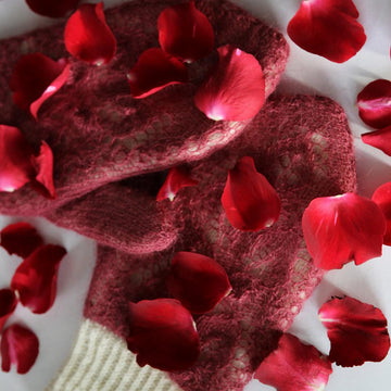 Rose Petals on Snow
