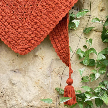 Hazel Dots Shawl