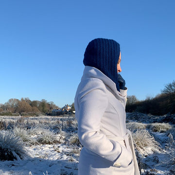 Wrapped up balaclava hood