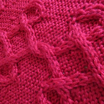 Diamond Twist Cable Throw