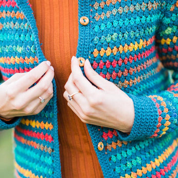 Jessica Vintage Granny Cluster Cardigan