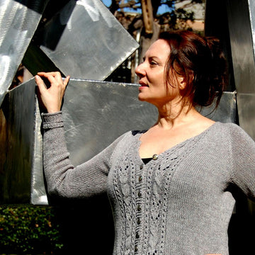 Argent cardigan