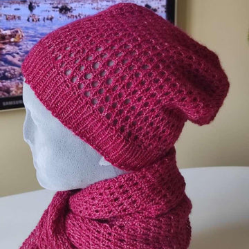 Set: Hat and Double-Sided Scarf.