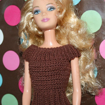 Barbie scoop neck top
